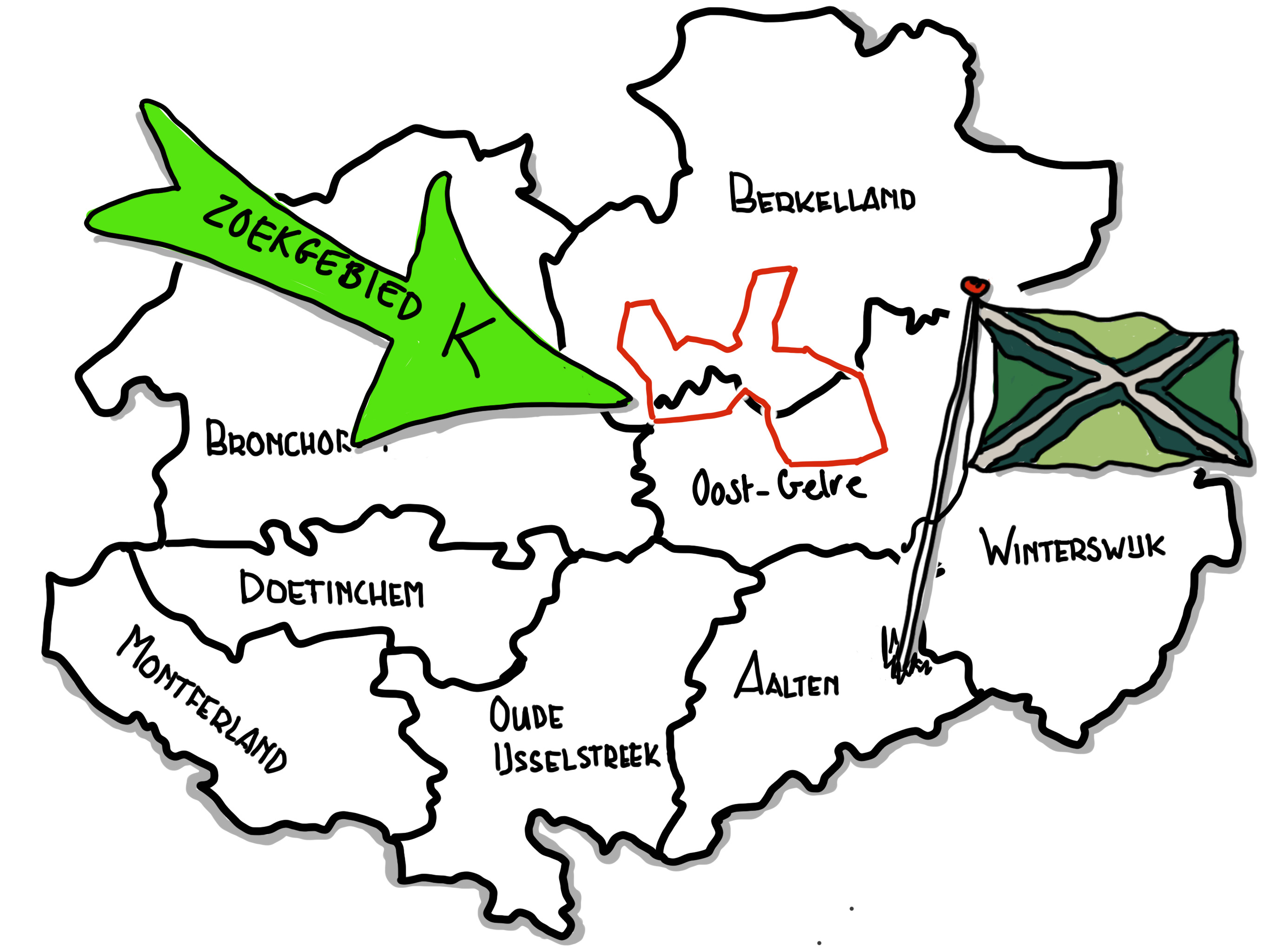 Zoekgebied K