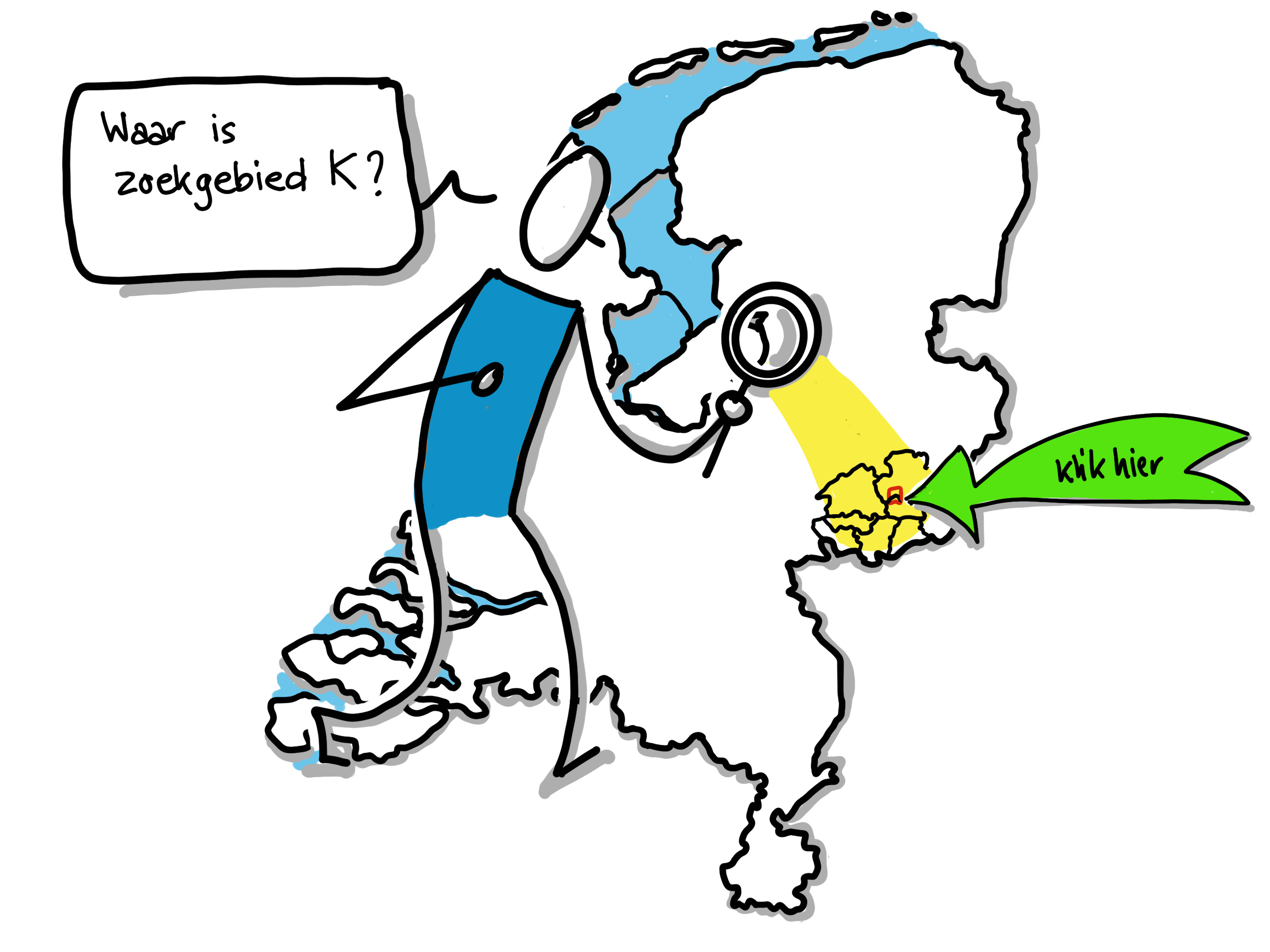 Kaart van Nederland